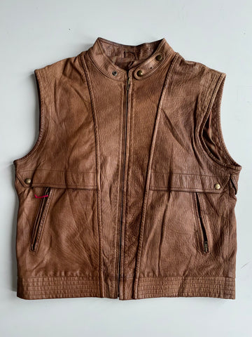 Vintage Premium Original Leather vest (L)