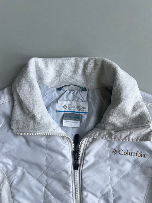 Columbia Sportswear Interchange Quilted Hybrid Fleece Full-Zip Jacket White (S)