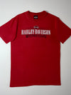 Harley-Davidson “Feel the Power” Red Graphic T-Shirt (M)