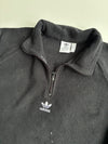 Adidas Originals Black Polar Fleece Half-Zip Pullover (2XL/3XL)