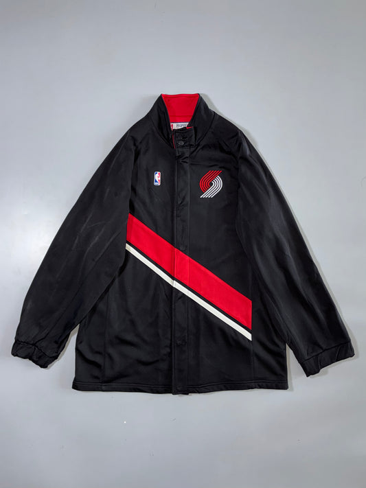 NBA | Portland Trail Blazers Pro Player Jacket Black/Red | (XL/2XL)