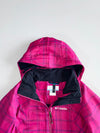Columbia Pink Plaid Hooded Jacket (S)