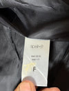 Spell Black Genuine Leather Asymmetrical Moto Biker Jacket with Silver Zippers (S)