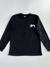 Stüssy Stock Logo Long Sleeve Tee (M)