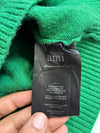 AMI Paris Ami de Coeur Green Knit Sweater Vest(S)