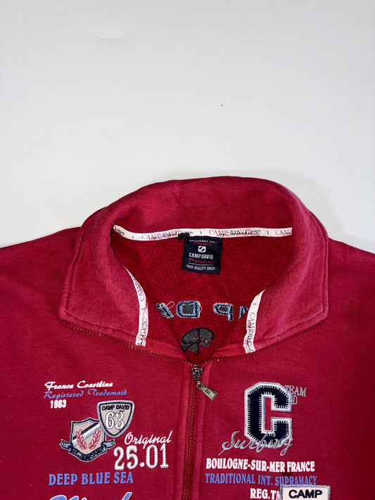 Camp David Full-Zip Jacket with Embroidered Graphics  (2XL)