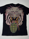 Christian Audigier Skull Wings Rhinestone Graphic T-Shirt (XL/2XL)