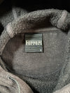 Vintage Ferrari Black Embroidered Logo Pullover Hoodie (M)