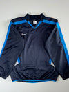 Nike Vintage V-Neck Pullover Windbreaker – Navy/Blue (XL)