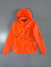 Kappa Neon Orange Hooded Windbreaker Jacket – Size (XS)