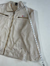 Vintage Diesel Cream Zip-Up Cotton Work Jacket (2XL)