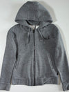 Calvin Klein Jeans | Grey Sherpa Lined Zip-Up Hoodie – CK Logo | (XS)