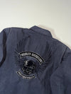 Vintage Harley-Davidson Navy Blue Canvas Biker Jacket (XL)