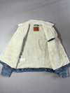 Levi's Sherpa-Lined Light Wash Denim Trucker Jacket –(XL)