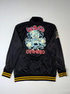 Oniarri Jizo Japanese Embroidered Track Jacket – Black & Gold (XL)