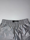Nike Basketball Silver Metallic Mesh Shorts (W:34) (L:23)