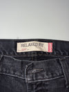 Vintage Levi’s 550 Relaxed Fit Black Denim Jeans (W:34) (L:43)