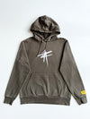 Been Trill Embroidered Signature Logo Hoodie – Washed Brown (L)