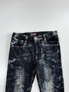 Happy Hope Denim “Griffin” Embroidered Acid Wash Jeans (W:28 |L:40)