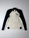 Adidas Performance Varsity Bomber Jacket Black & Cream (S)