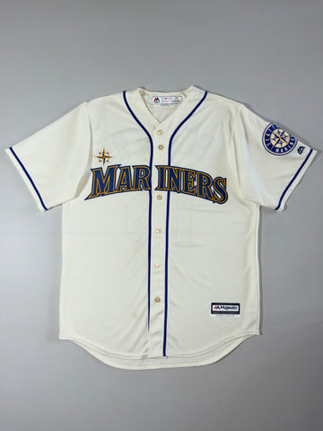 Majestic MLB | Seattle Mariners Cooperstown Cream Jersey (L)