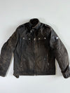 Spirit Motors Distressed Brown Riding Jacket Padded (L)