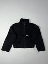 Vintage Nike Black Cropped Sherpa Zip-Up Jacket Women’s (S)