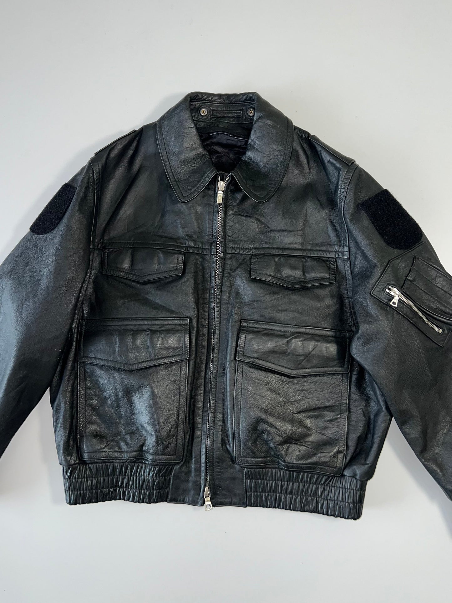 ZUltra Premium (RARE) Original Leather Jacket (Double zip tech) (S/M)