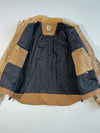Carhartt Full Swing Armstrong Duck Canvas Jacket Faded Brown, Corduroy Collar, Quilted Lining, (XL)