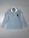 Polo Ralph Lauren Big Pony Rugby Long Sleeve Shirt Grey (M)
