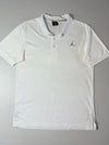 Jordan | White Jumpman Elephant Print Polo Tee | (M)