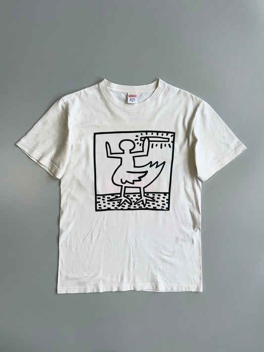 Supreme x Keith Haring Graphic Tee – White (M)