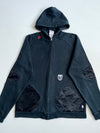 Vintage Adidas Black Predator Zip-Up Hoodie (L)
