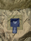 Gap Olive Green Quilted Puffer Vest – Fleece-Lined Collar (2XL)