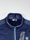 Black Yak | Navy Knit Fleece Zip Vest |(M)