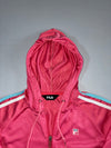 Fila Colorblock Hooded Track Jacket in Pink (XS)