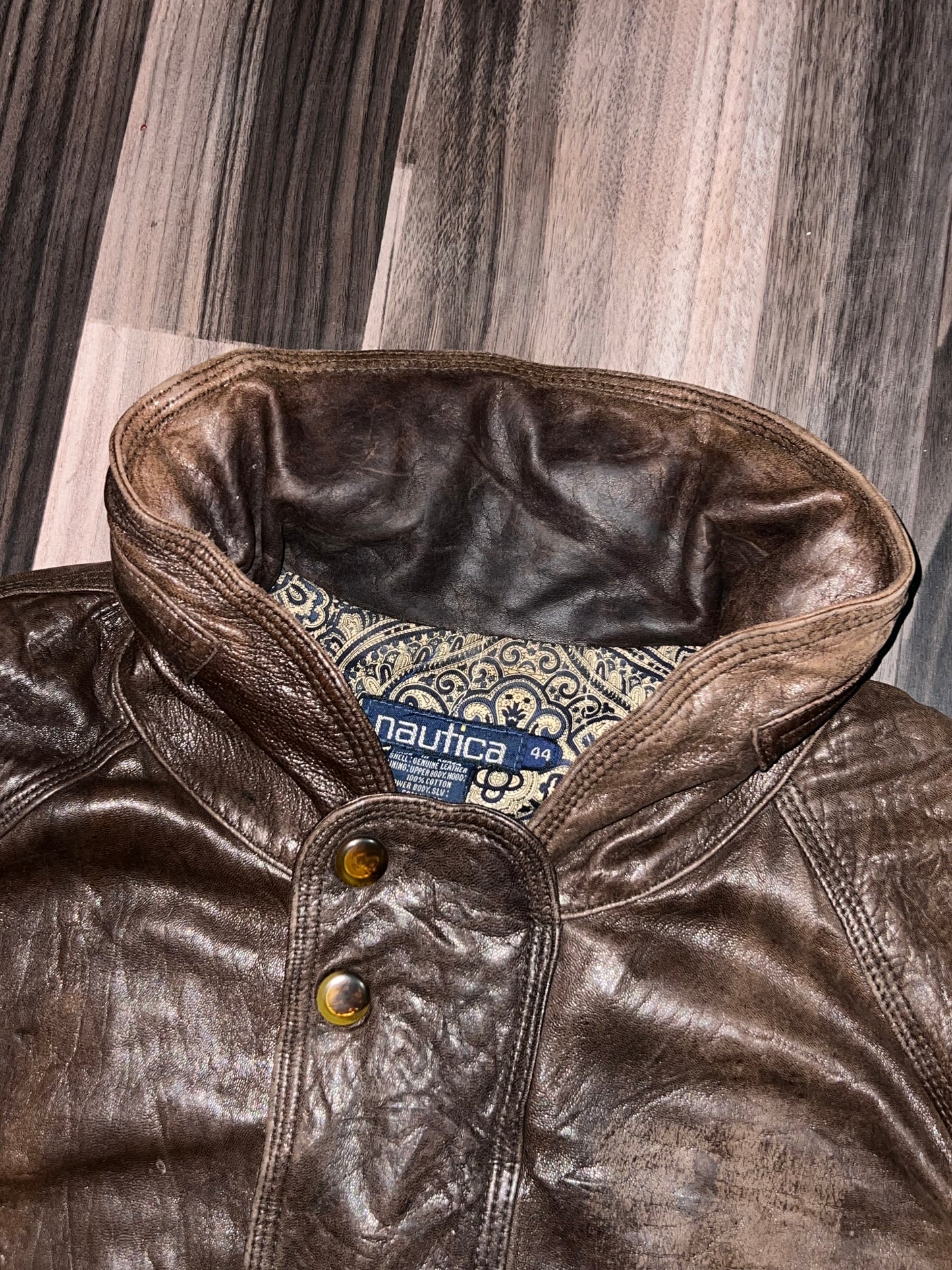 Nautika Original Leather Jacket (L/XL)