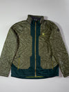 Black Yak Quilted Hybrid Jacket – Olive Green Outdoor Puffer (L)