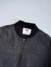 American Retro Bomber Jacket Charcoal Grey (M)