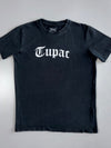 2Pac | Tupac Old English Tee | Faded Black (S)