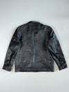 Vintage Nepuca Express Black Leather Zip-Up Jacket (M)