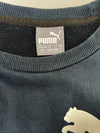 Puma Big Logo Black Crewneck Sweatshirt (M)
