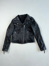 Vintage Myleene Klass Black Leather Biker Jacket Women’s (S)