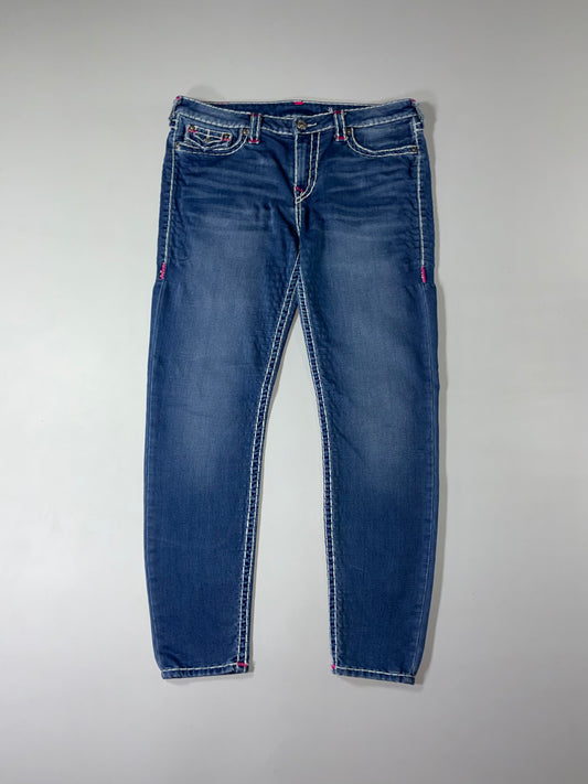 True Religion | Super T Big Stitch Skinny Jeans women’s (W:36) (L:40)
