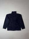 Dickies | Vintage Navy Purple Snap Button Fleece Pullover | (L)