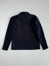The North Face Black Textured Quarter-Zip Performance Fleece Pullover – (S)