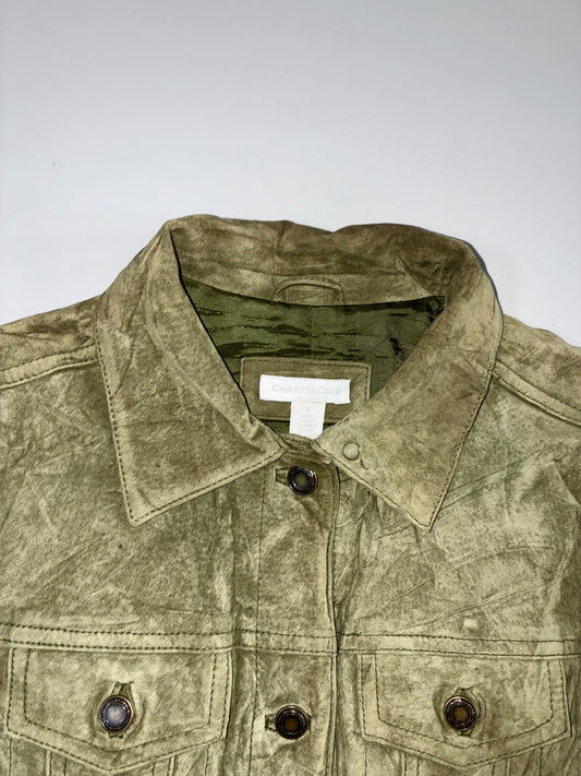 Charter Club Premium Original Pure Leather Jacket (S)