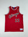 Vintage Champion Chicago Bulls #23 Jordan Script Throwback Jersey – (L)