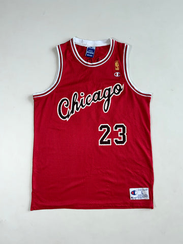 Vintage Champion Chicago Bulls #23 Jordan Script Throwback Jersey – (L)