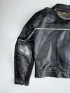 Vintage Rivet’s Pure Genuine Leather Racing Jacket With Carbon Fibre Protection (XL)